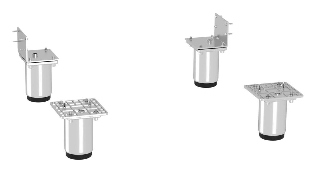 Liebherr Laboratory Refrigerator Height-Adjustable Feet 5.9-7.1 In. - 9086924