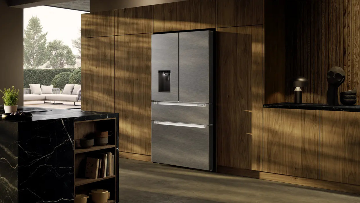 Liebherr FDBC36S French Door Fridge-freezer With 2 Freezer Drawers And Water And Ice Cube Dispenser