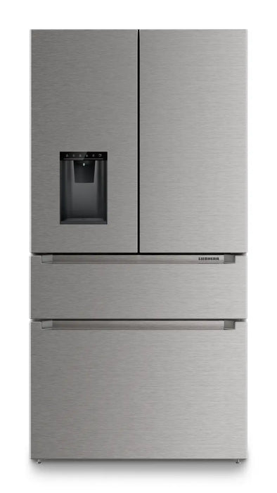Liebherr FDBC36S French Door Fridge-freezer With 2 Freezer Drawers And Water And Ice Cube Dispenser